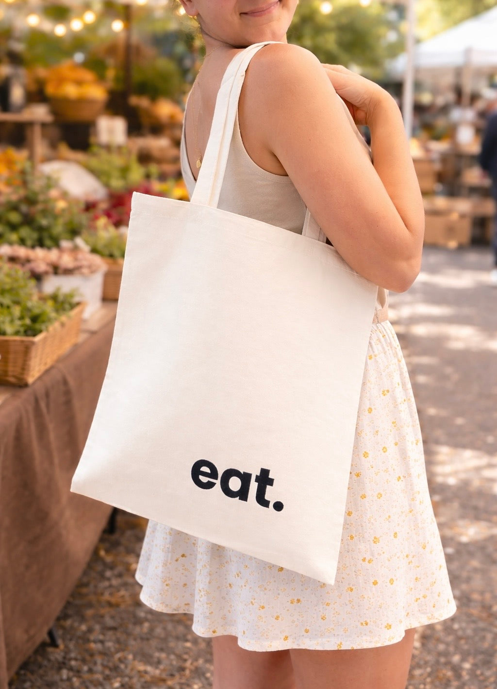 “Eat” Tote Bag