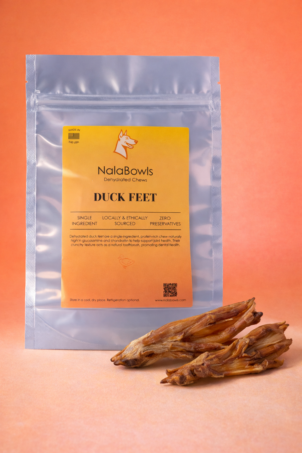 Dehydrated Duck Feet