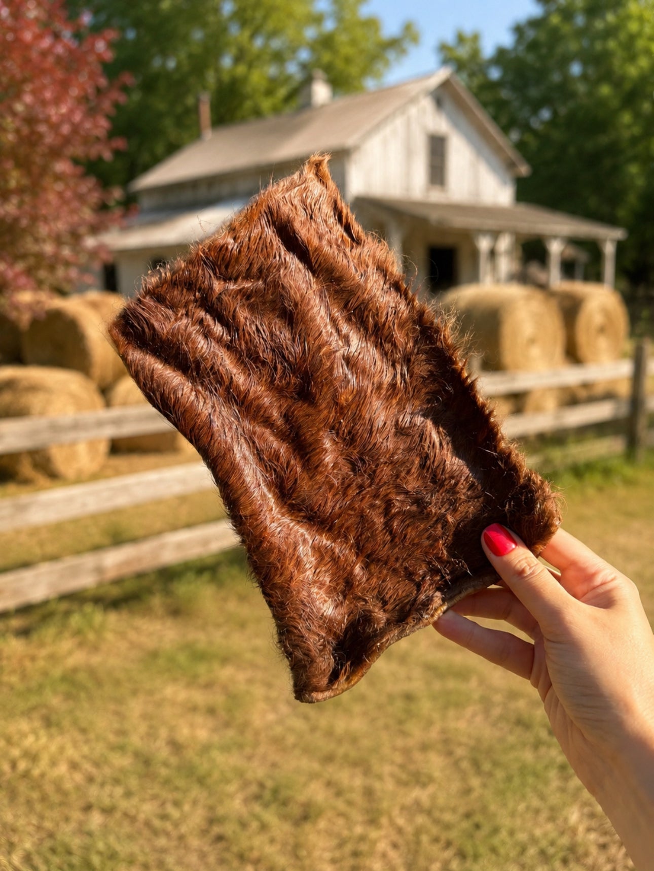 Dehydrated Cowhide Plate
